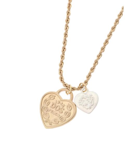 AMERICAN HOLIC（アメリカンホリック）の「スクリューチェーンハートコインネックレス（ネックレス・レディース・シルバー/ゴールド・FREE）」の7枚目の写真