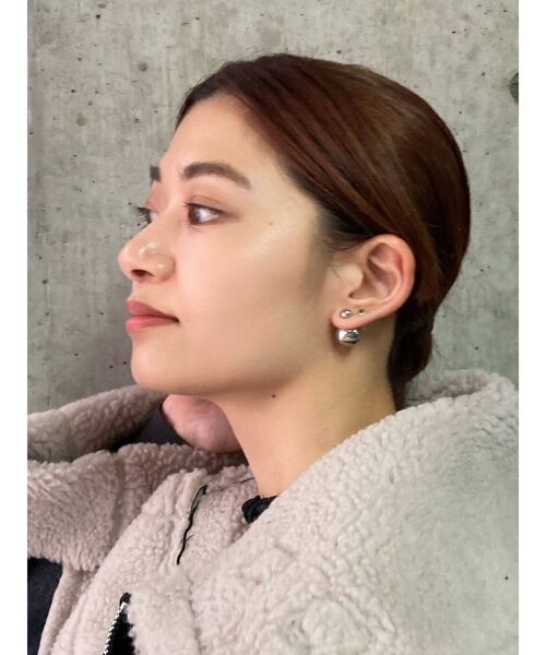 EMODA（エモダ）の「ダブルボールピアス（ピアス（両耳用）・レディース・シルバー/ゴールド・FREE）」の5枚目の写真