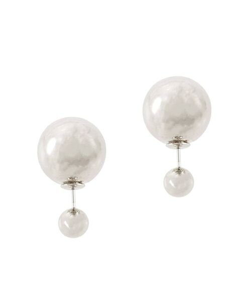 EMODA（エモダ）の「ダブルボールピアス（ピアス（両耳用）・レディース・シルバー/ゴールド・FREE）」の9枚目の写真