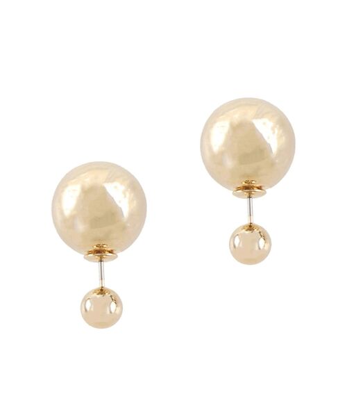 EMODA（エモダ）の「ダブルボールピアス（ピアス（両耳用）・レディース・シルバー/ゴールド・FREE）」の10枚目の写真