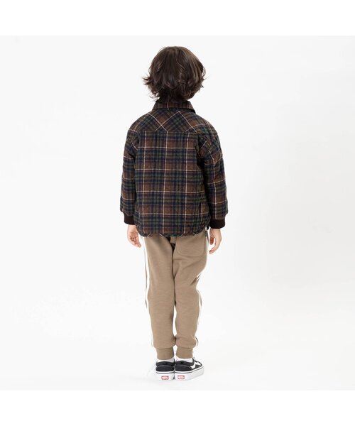 F.O.KIDS(エフオーキッズ)の「キルトシャツジャケット(シャツ/ブラウス・キッズ・ブラウン/インディゴブルー・100/90/130/120/95/110/140/80)」の15枚目の写真
