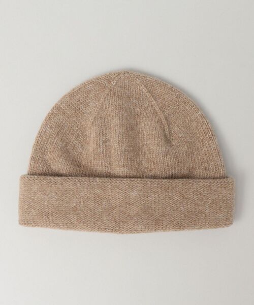 SHIPS（シップス）の「SHIPS: japan quality ウール ニットキャップ (ビーニー)（ニットキャップ/ビーニー・メンズ・ブラック/ベージュ/ブラウン/グリーン・ONE SIZE）」の4枚目の写真