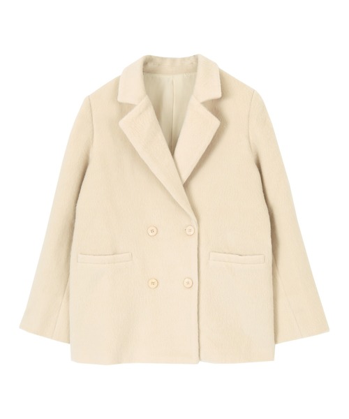 titivate（ティティベイト）の「ビッグシルエットジャケット（テーラードジャケット・レディース・ブラウン系その他/アイボリー/ピンク・S/M/L）」の21枚目の写真