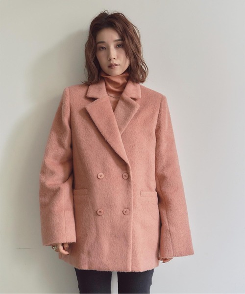 titivate（ティティベイト）の「ビッグシルエットジャケット（テーラードジャケット・レディース・ブラウン系その他/アイボリー/ピンク・S/M/L）」の11枚目の写真