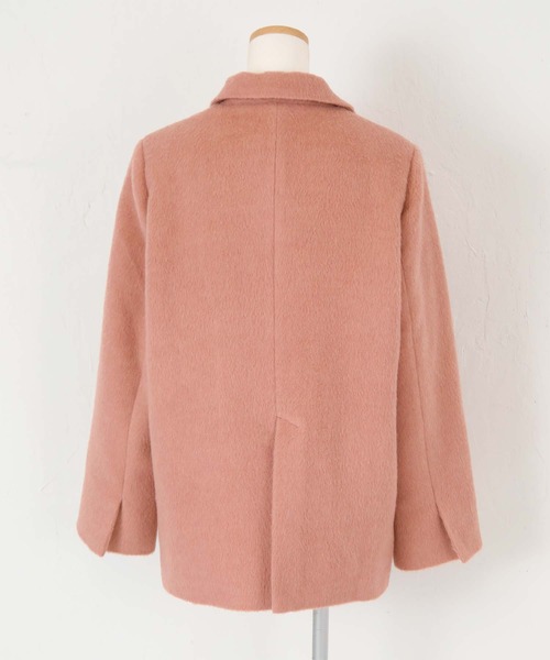 titivate（ティティベイト）の「ビッグシルエットジャケット（テーラードジャケット・レディース・ブラウン系その他/アイボリー/ピンク・S/M/L）」の9枚目の写真