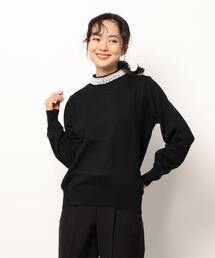 Te chichi CLASSIC | パールハイネックニット(ニット/セーター)