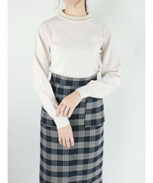 Te chichi CLASSIC（テチチクラシック）の「パールハイネックニット（ニット/セーター）」
