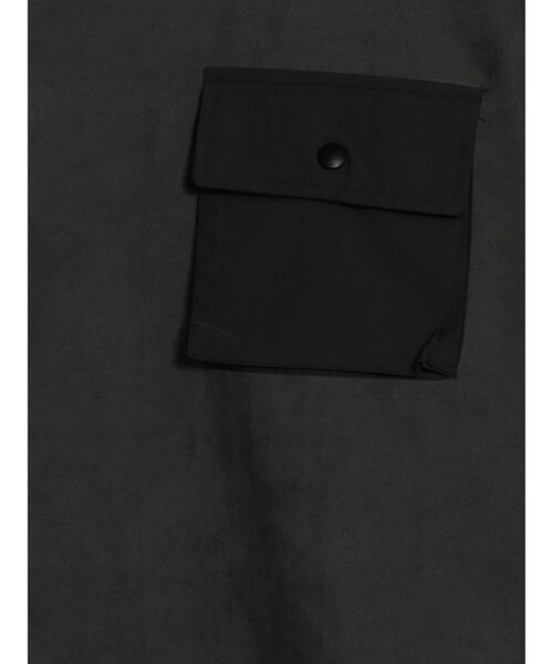 COTORICA(コトリカ)の「ヘム切替スエードポンチプルオーバー(Tシャツ/カットソー・メンズ・ブラック/グレー/モカ・MEDIUM/LARGE)」の13枚目の写真