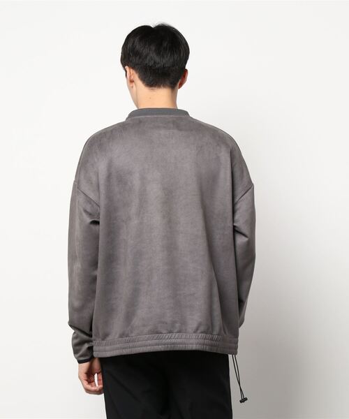 COTORICA(コトリカ)の「ヘム切替スエードポンチプルオーバー(Tシャツ/カットソー・メンズ・ブラック/グレー/モカ・MEDIUM/LARGE)」の20枚目の写真