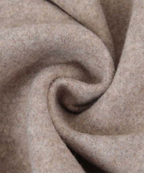 titivate（ティティベイト）の「ﾊﾟｲﾋﾟﾝｸﾞｽﾀﾝﾄﾞｶﾗｰﾊｰﾌｺｰﾄ（ステンカラーコート・レディース・オリーブ/アイボリー/モカ・M）」の7枚目の写真