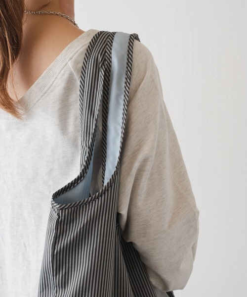 Kastane（カスタネ）の「【Spice Your Life】柄エコバッグ（エコバッグ/サブバッグ・レディース・チャコールグレー/ブラック/パープル/グレー/ブルー・FREE）」の20枚目の写真