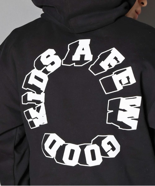 A FEW GOOD KIDS(ア フュー グッド キッズ)の「A FEW GOOD KIDS-サークルロゴ・プルパーカー(パーカー・レディース・ブラック/オレンジ/ホワイト・L/XL)」の12枚目の写真