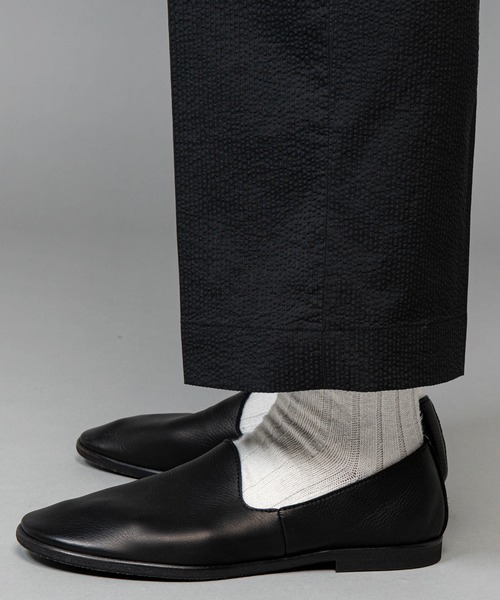 MR.OLIVE E.O.I(ミスターオリーブイーグルオブインデペンデンス)の「MR.OLIVE ミスターオリーブ / E.O.I / WATER PROOF SHIRINK LEATHER / OPERA SHOES ウォータープルーフ シュリンクレザー / オペラシューズ 防水 撥水 / ME558(ドレスシューズ・メンズ・ブラック/ブラック系その他/ブラウン・28cm/26cm/27cm)」の4枚目の写真