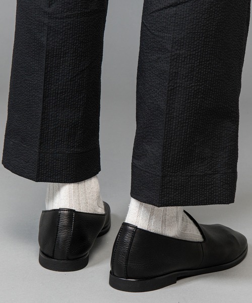 MR.OLIVE E.O.I(ミスターオリーブイーグルオブインデペンデンス)の「MR.OLIVE ミスターオリーブ / E.O.I / WATER PROOF SHIRINK LEATHER / OPERA SHOES ウォータープルーフ シュリンクレザー / オペラシューズ 防水 撥水 / ME558(ドレスシューズ・メンズ・ブラック/ブラック系その他/ブラウン・28cm/26cm/27cm)」の5枚目の写真