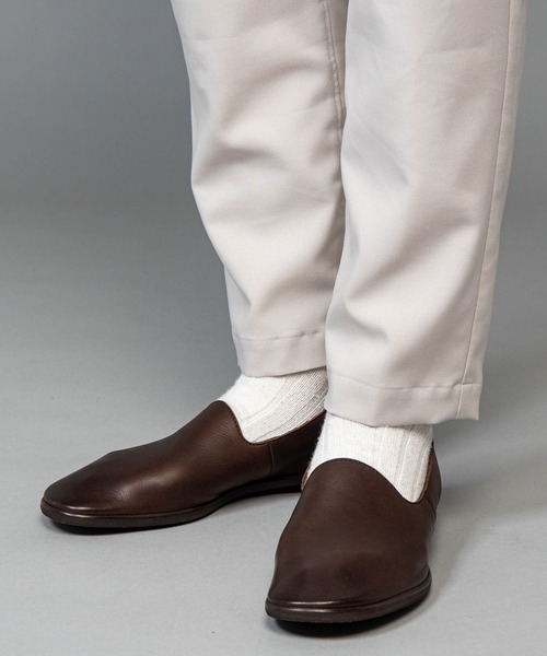 MR.OLIVE E.O.I(ミスターオリーブイーグルオブインデペンデンス)の「MR.OLIVE ミスターオリーブ / E.O.I / WATER PROOF SHIRINK LEATHER / OPERA SHOES ウォータープルーフ シュリンクレザー / オペラシューズ 防水 撥水 / ME558(ドレスシューズ・メンズ・ブラック/ブラック系その他/ブラウン・28cm/26cm/27cm)」の18枚目の写真