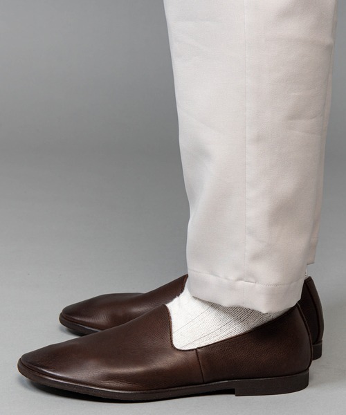 MR.OLIVE E.O.I(ミスターオリーブイーグルオブインデペンデンス)の「MR.OLIVE ミスターオリーブ / E.O.I / WATER PROOF SHIRINK LEATHER / OPERA SHOES ウォータープルーフ シュリンクレザー / オペラシューズ 防水 撥水 / ME558(ドレスシューズ・メンズ・ブラック/ブラック系その他/ブラウン・28cm/26cm/27cm)」の19枚目の写真