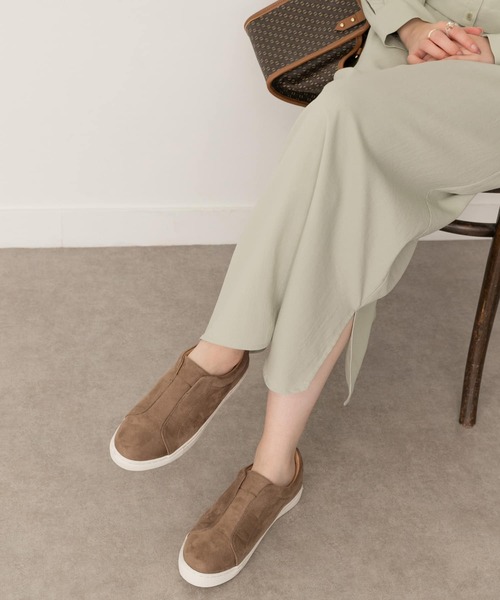 RODE SKO（ロデスコ）の「やわインソール付スエード調スリッポン（スニーカー・レディース・モカ・36/37/38）」の11枚目の写真