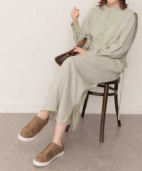 RODE SKO（ロデスコ）の「やわインソール付スエード調スリッポン（スニーカー・レディース・モカ・36/37/38）」の9枚目の写真