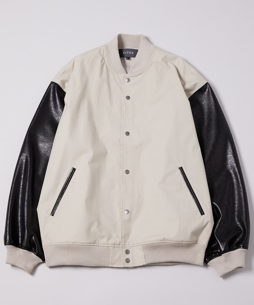 AIVER（アイバー）の「AIVER　バックサテンソリッドスタジャン（スタジャン・メンズ・ブラック/ナチュラル/ダークブラック/カーキ/グレー系その他・MEDIUM/LARGE/SMALL）」の20枚目の写真