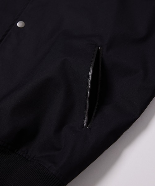 AIVER（アイバー）の「AIVER　バックサテンソリッドスタジャン（スタジャン・メンズ・ブラック/ナチュラル/ダークブラック/カーキ/グレー系その他・MEDIUM/LARGE/SMALL）」の18枚目の写真