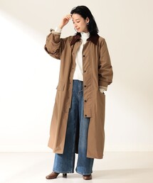 Barbour | Barbour × Demi-Luxe BEAMS / 別注 OVERSIZED BURGHLEY CASUAL コート(その他アウター)