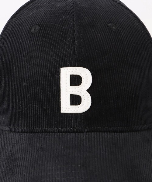BEAMS HEART（ビームスハート）の「【ユニセックス】フェルト ワッペン コーデュロイ キャップ（キャップ・メンズ・ブラック/ネイビー/インディゴブルー・ONE SIZE）」の9枚目の写真