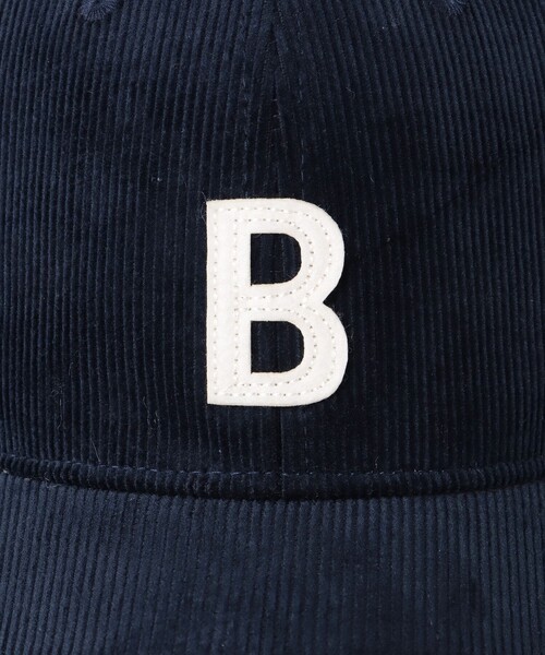 BEAMS HEART（ビームスハート）の「【ユニセックス】フェルト ワッペン コーデュロイ キャップ（キャップ・メンズ・ブラック/ネイビー/インディゴブルー・ONE SIZE）」の13枚目の写真