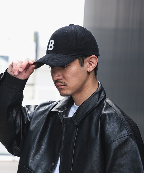 BEAMS HEART（ビームスハート）の「【ユニセックス】フェルト ワッペン コーデュロイ キャップ（キャップ・メンズ・ブラック/ネイビー/インディゴブルー・ONE SIZE）」の22枚目の写真