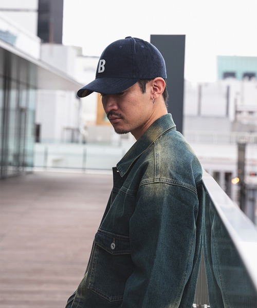 BEAMS HEART（ビームスハート）の「【ユニセックス】フェルト ワッペン コーデュロイ キャップ（キャップ・メンズ・ブラック/ネイビー/インディゴブルー・ONE SIZE）」の20枚目の写真