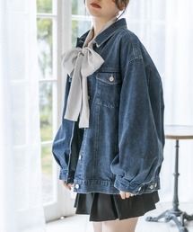 OLIVE des OLIVE | ゆったりハーフ丈Gジャン/セットアップ対応(デニムジャケット)