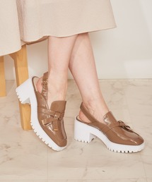 タンクソールローファーサンダル