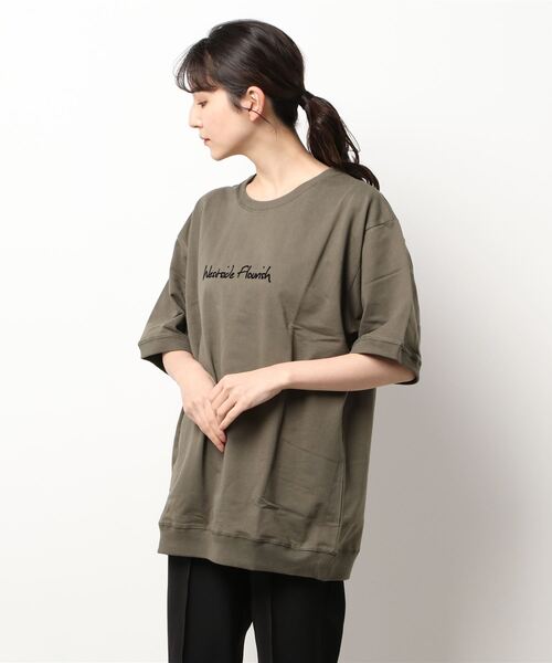 B.I.D.（ビーアイディー）の「《Bl》クルーネックTシャツ フォトデザイン（Tシャツ/カットソー・レディース・カーキ/ネイビー/コーラル・LARGE/MEDIUM）」の13枚目の写真