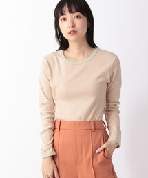 LOWRYS FARM | カラーボーダーＴＬＳ　271428(Tシャツ/カットソー)