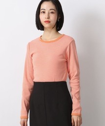 LOWRYS FARM | カラーボーダーＴＬＳ　271428(Tシャツ/カットソー)