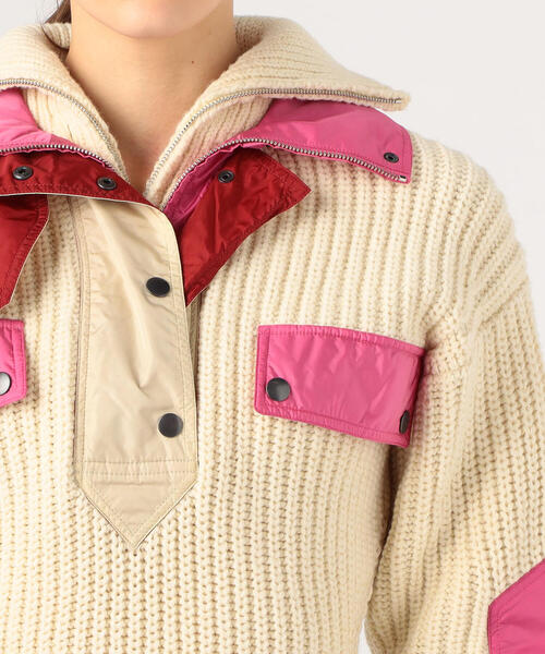 ISABEL MARANT（イザベルマラン）の「ISABEL MARANT DAPHNE ウールリブ ニットワンピース（ワンピース・レディース・ホワイト系その他・34）」の6枚目の写真