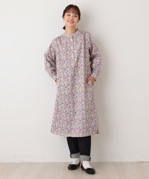 セール ワンピース ドレス Web限定 Tea アフタヌーンティー のワンピース ワンピース リバティプリント ワンピース Tea Tea