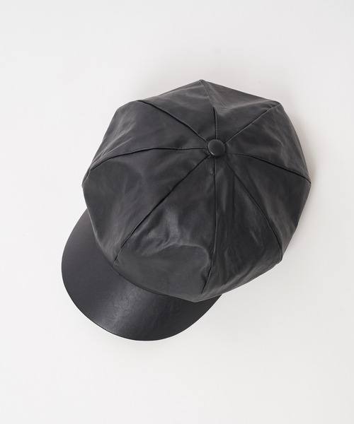 SPIRALGIRL（スパイラルガール）の「合皮キャスケット（キャスケット・レディース・ブラック・FREE）」の9枚目の写真