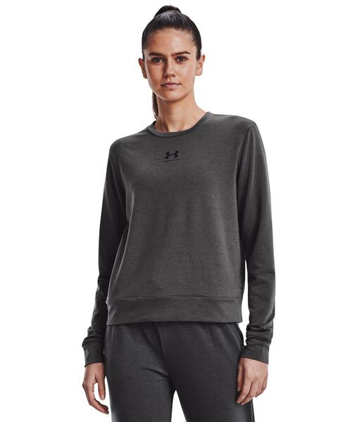 UNDER ARMOUR(アンダーアーマー)の「UAライバルテリー クルー(トレーニング/レディース)(スウェット・レディース・グレー/ブラック・XL/S/L/M)」の7枚目の写真