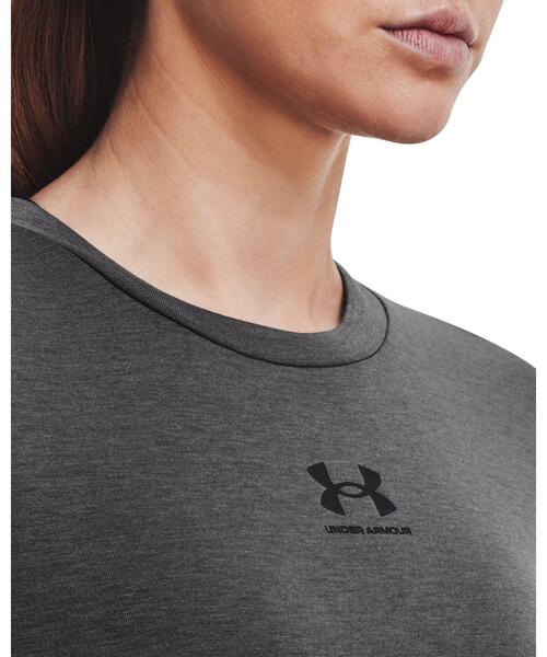 UNDER ARMOUR(アンダーアーマー)の「UAライバルテリー クルー(トレーニング/レディース)(スウェット・レディース・グレー/ブラック・XL/S/L/M)」の3枚目の写真