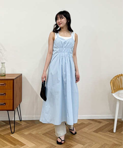 EPIMI E'PIMMY（エピミエピミー）の「カップ付きスクエアタンクトップ（タンクトップ・レディース・レッド/オフホワイト/ブルー/ブラック・MEDIUM）」の14枚目の写真