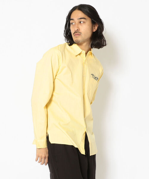 AVIREX（アヴィレックス）の「長袖 オックスフォード シャツ デューティキャット / LONG SLEEVE OXFORD SHIRT DUTY CAT /アヴィレックス / AVIREX（シャツ/ブラウス・メンズ・サックスブルー/レモンイエロー/ホワイト・MEDIUM/LARGE/XX-LARGE/X-LARGE）」の12枚目の写真