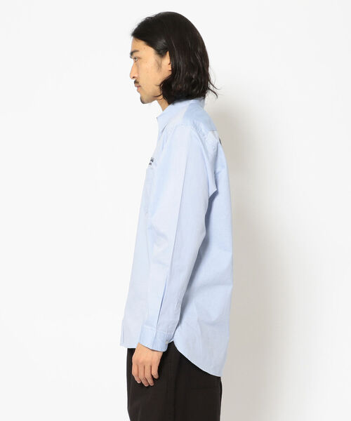 AVIREX（アヴィレックス）の「長袖 オックスフォード シャツ デューティキャット / LONG SLEEVE OXFORD SHIRT DUTY CAT /アヴィレックス / AVIREX（シャツ/ブラウス・メンズ・サックスブルー/レモンイエロー/ホワイト・MEDIUM/LARGE/XX-LARGE/X-LARGE）」の10枚目の写真