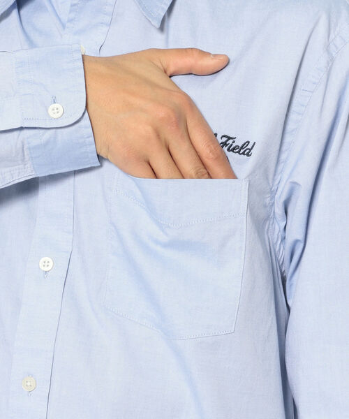 AVIREX（アヴィレックス）の「長袖 オックスフォード シャツ デューティキャット / LONG SLEEVE OXFORD SHIRT DUTY CAT /アヴィレックス / AVIREX（シャツ/ブラウス・メンズ・サックスブルー/レモンイエロー/ホワイト・MEDIUM/LARGE/XX-LARGE/X-LARGE）」の7枚目の写真