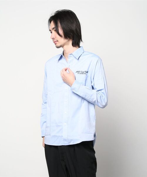 AVIREX（アヴィレックス）の「長袖 オックスフォード シャツ デューティキャット / LONG SLEEVE OXFORD SHIRT DUTY CAT /アヴィレックス / AVIREX（シャツ/ブラウス・メンズ・サックスブルー/レモンイエロー/ホワイト・MEDIUM/LARGE/XX-LARGE/X-LARGE）」の16枚目の写真