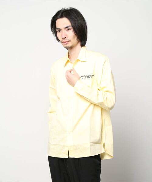 AVIREX（アヴィレックス）の「長袖 オックスフォード シャツ デューティキャット / LONG SLEEVE OXFORD SHIRT DUTY CAT /アヴィレックス / AVIREX（シャツ/ブラウス・メンズ・サックスブルー/レモンイエロー/ホワイト・MEDIUM/LARGE/XX-LARGE/X-LARGE）」の18枚目の写真