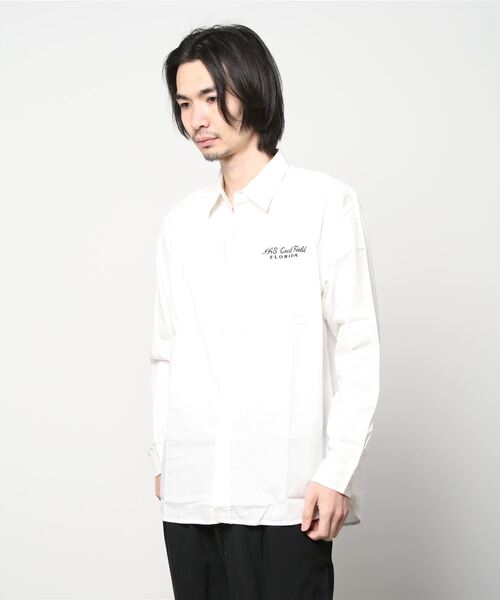 AVIREX（アヴィレックス）の「長袖 オックスフォード シャツ デューティキャット / LONG SLEEVE OXFORD SHIRT DUTY CAT /アヴィレックス / AVIREX（シャツ/ブラウス・メンズ・サックスブルー/レモンイエロー/ホワイト・MEDIUM/LARGE/XX-LARGE/X-LARGE）」の14枚目の写真