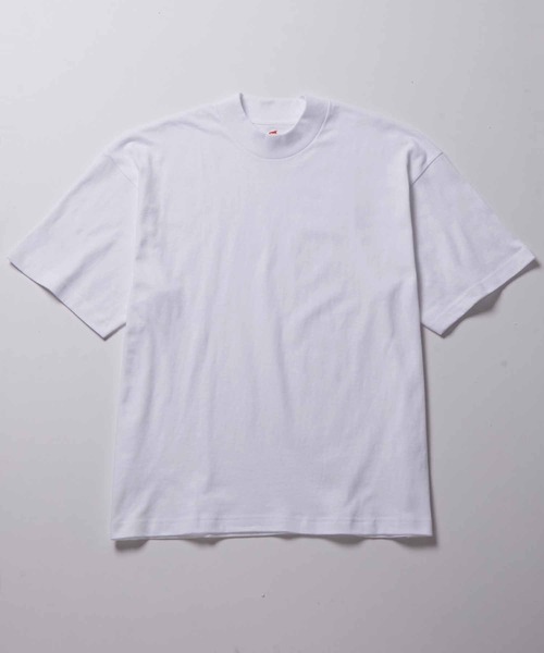 HANES（ヘインズ）の「【Hanes for BIOTOP】EX MOCK PACK T リサイクルコットン（Tシャツ/カットソー・メンズ・ブルー系その他3/ホワイト系その他・L/M/S/XL）」の9枚目の写真
