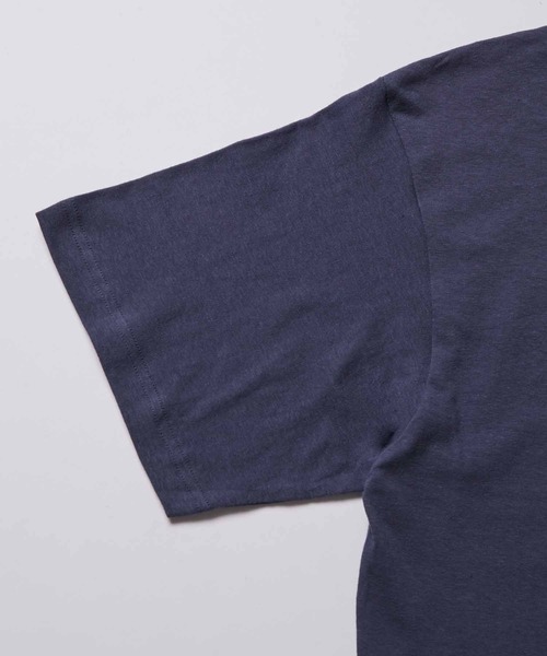 HANES（ヘインズ）の「【Hanes for BIOTOP】EX MOCK PACK T リサイクルコットン（Tシャツ/カットソー・メンズ・ブルー系その他3/ホワイト系その他・L/M/S/XL）」の17枚目の写真