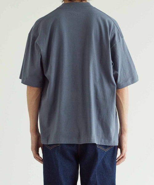 HANES（ヘインズ）の「【Hanes for BIOTOP】EX MOCK PACK T リサイクルコットン（Tシャツ/カットソー・メンズ・ブルー系その他3/ホワイト系その他・L/M/S/XL）」の8枚目の写真