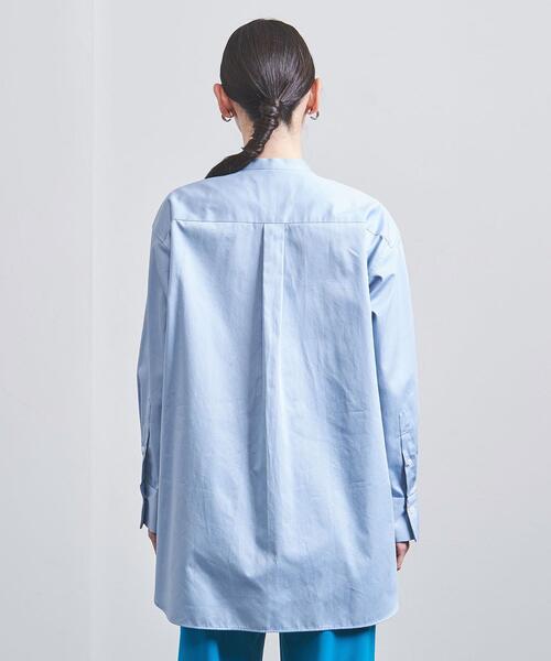 UNITED ARROWS ぺプラム ブラウス ライトブルー UNITED ARROWS ぺプラム ブラウス ライトブルー